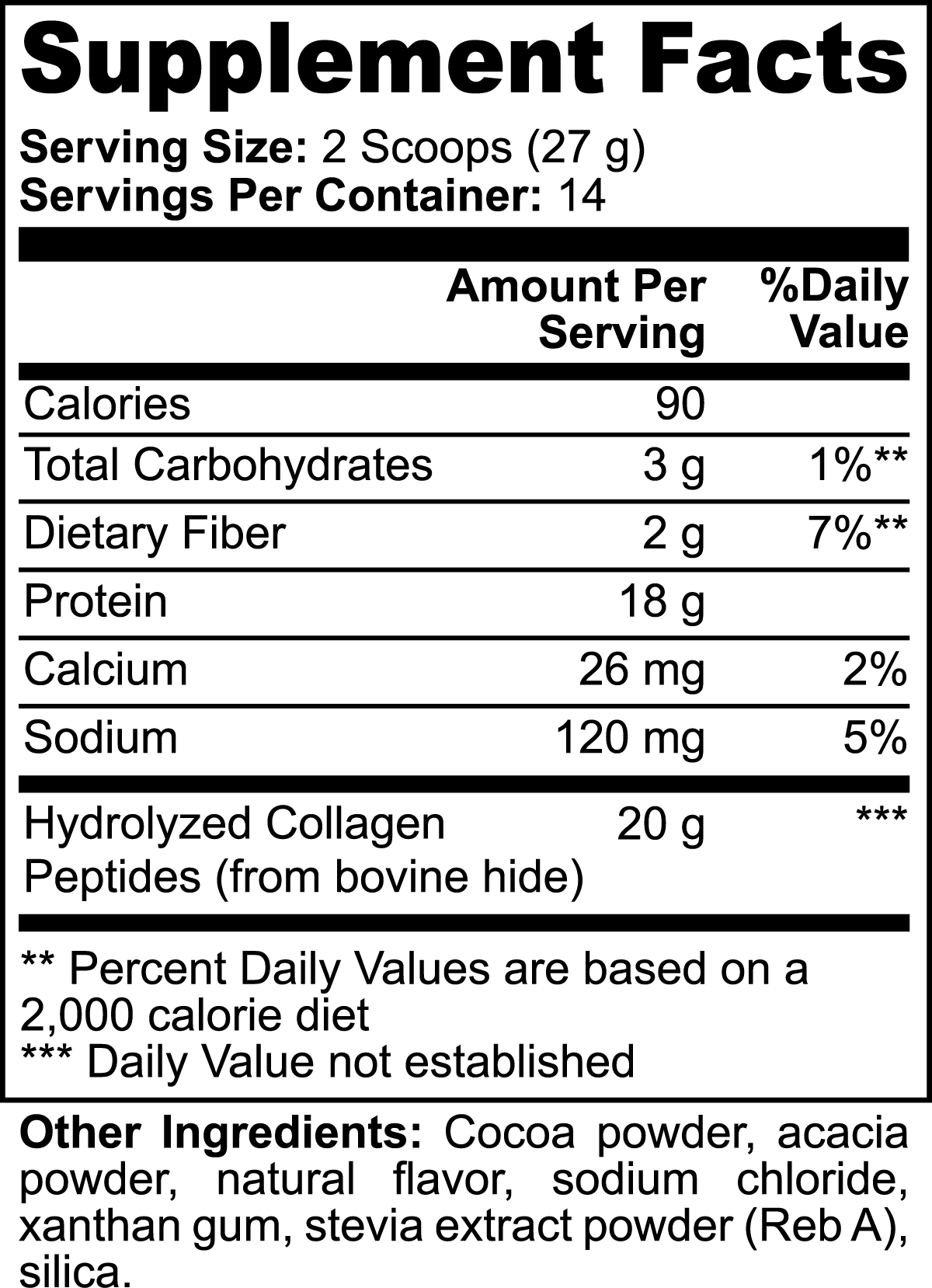 COLLAGEN Peptides | Grass-Fed (Chocolate)