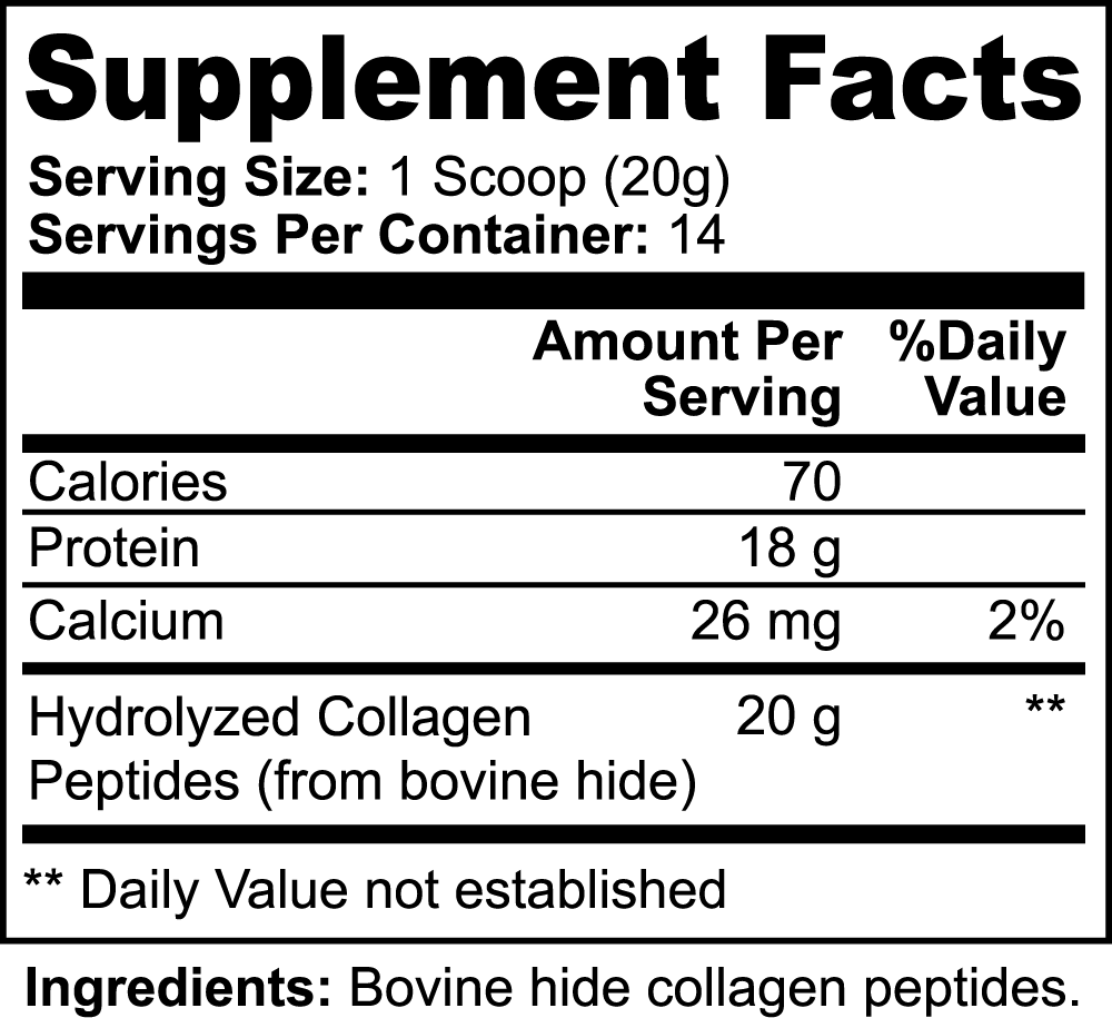 COLLAGEN Peptides | Hydrolyzed