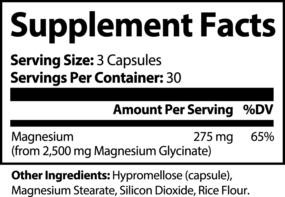 MAGNESIUM | Chelated Magnesium Glycinate