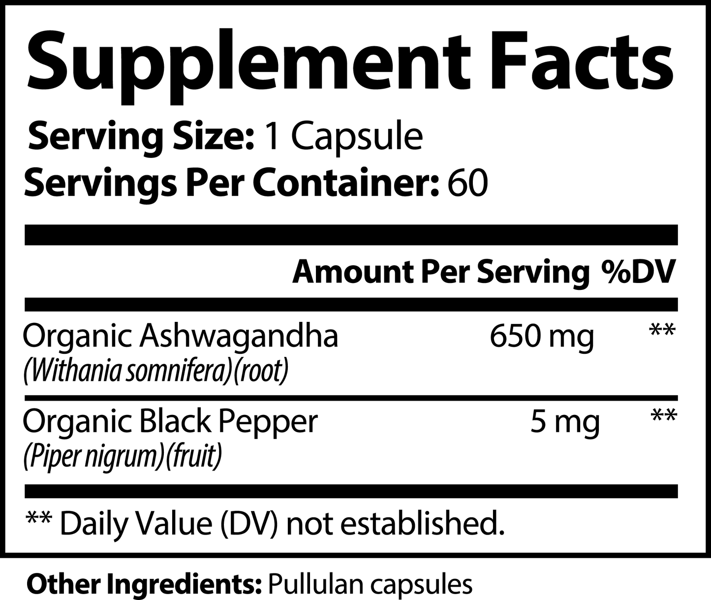 ASHWAGANDHA | Adaptogenic Stress Support