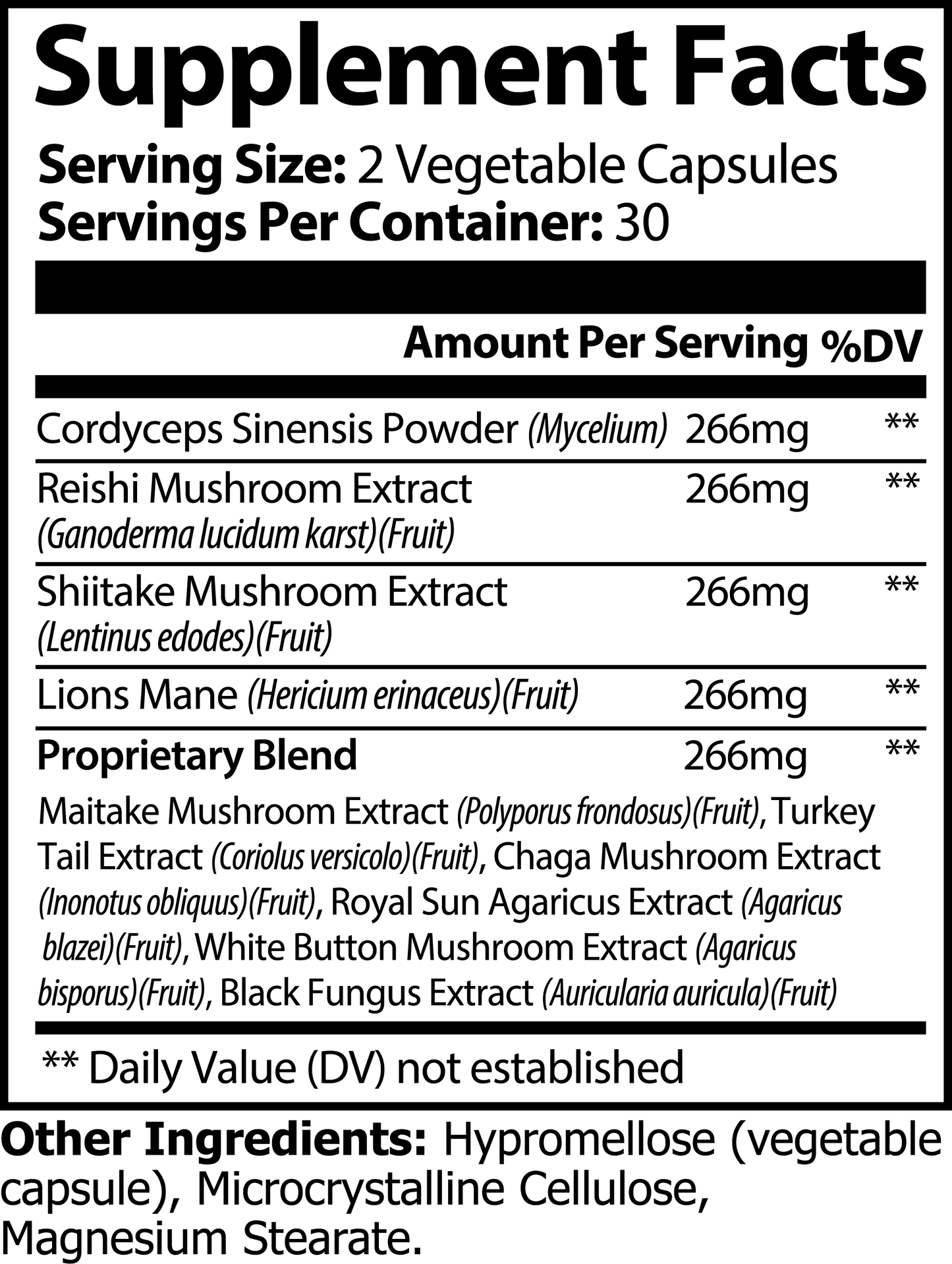 SHROOMS | Peak Mind & Body Formula