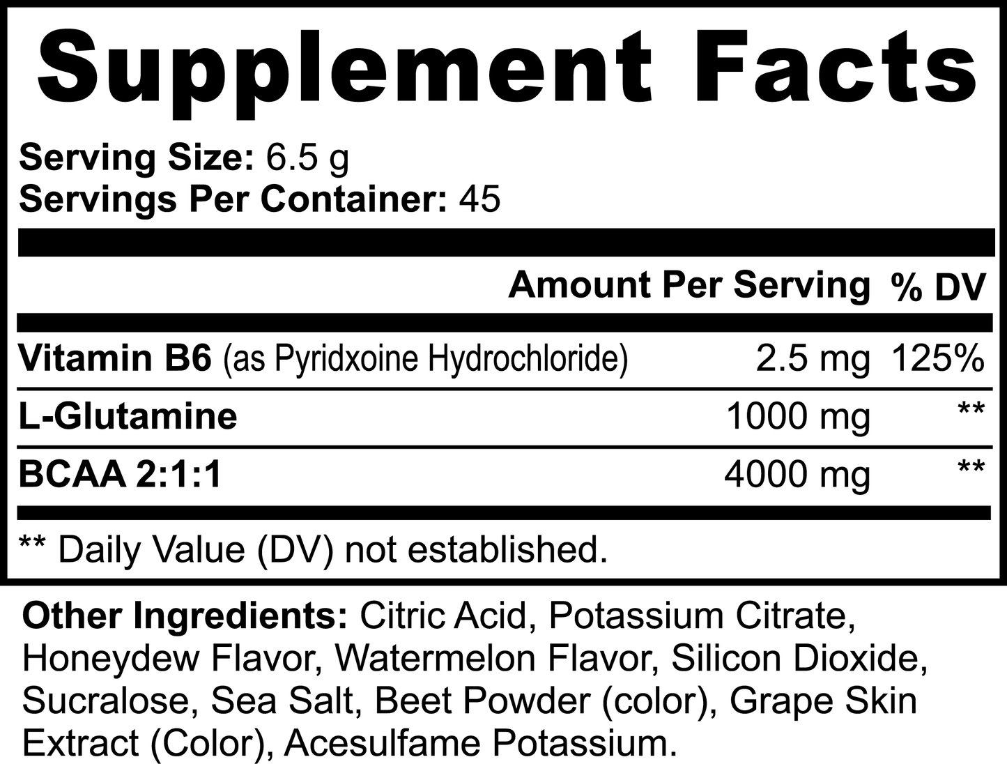 BCAA | Post-Workout (Honeydew/Watermelon)