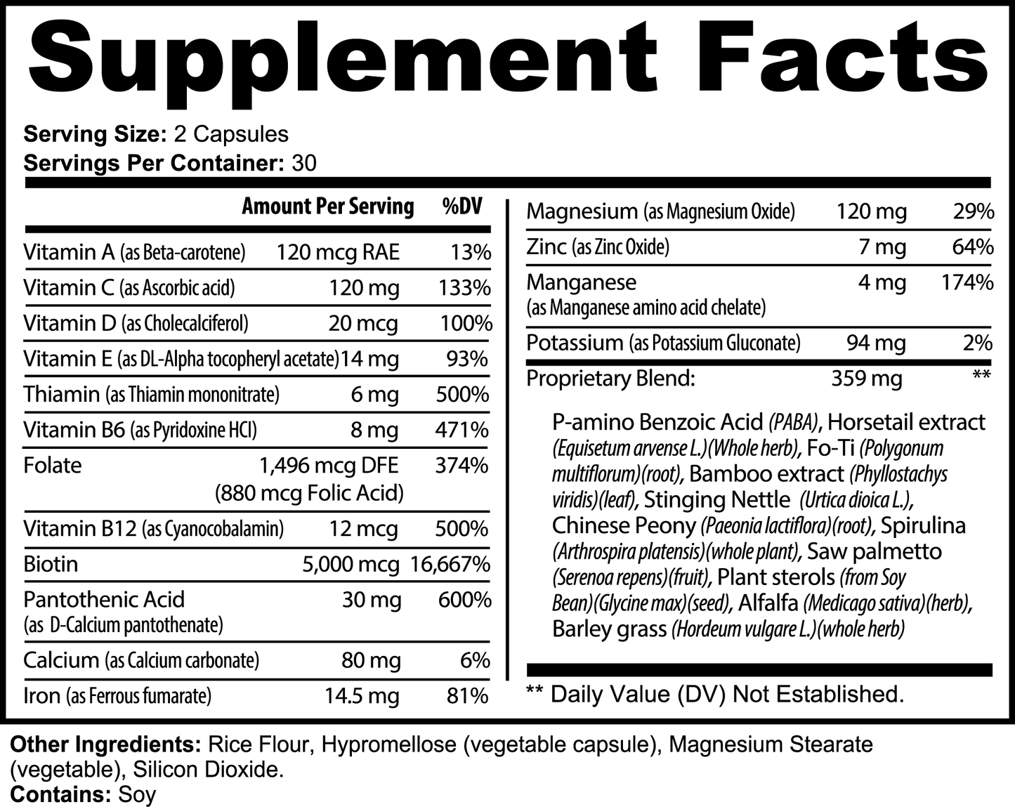 BIOTIN+ | Hair, Skin & Nail Strength Formula
