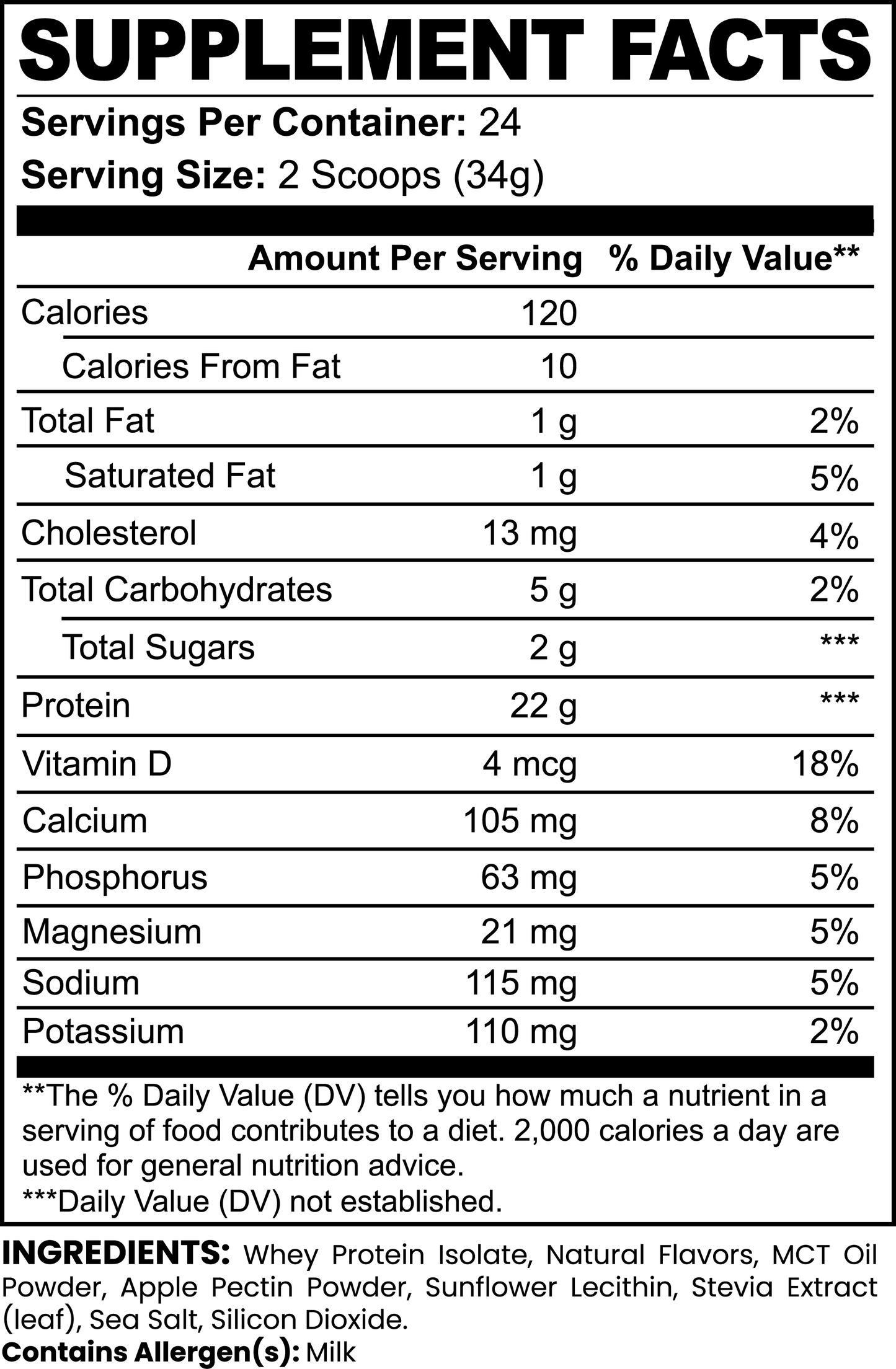 IsoPro MATRX | Whey Protein Isolate (Vanilla)