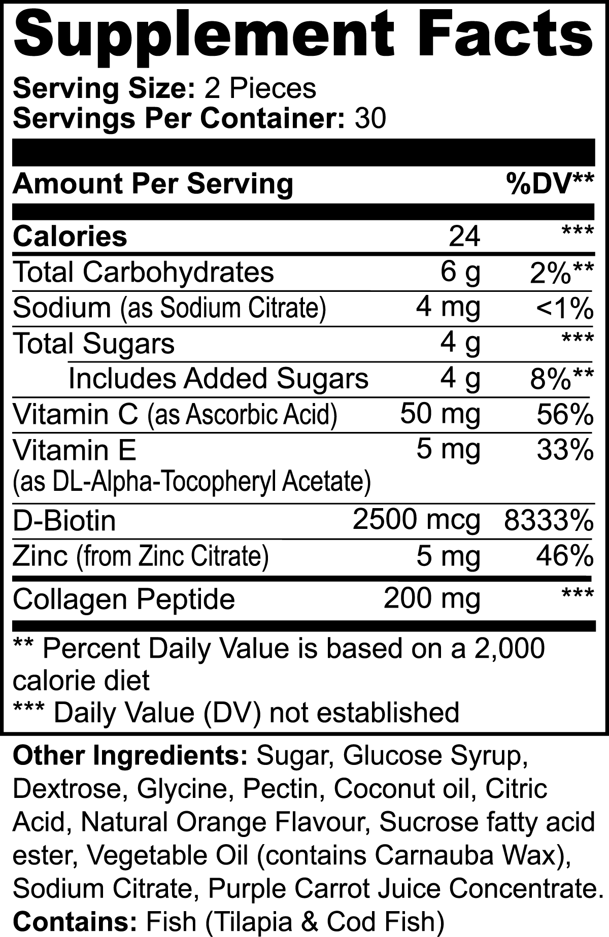 COLLAGEN GUMMIES | Hydrolyzed Collagen + Vitamin C Gummy Formula